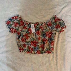 Floral crop top from American Eagle
